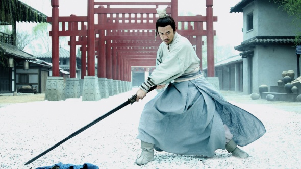 Jian - Chinese samurai warrior. (Movie capture)