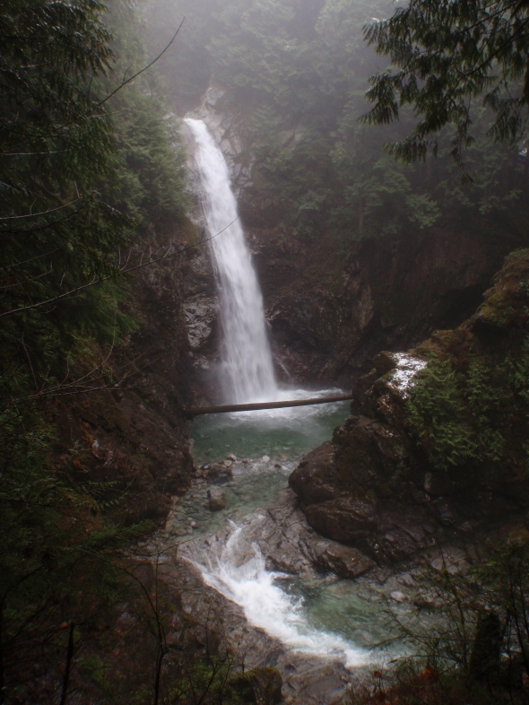 Cascade Creek Falls, Coast Mountains near Mission by Drew Brayshaw