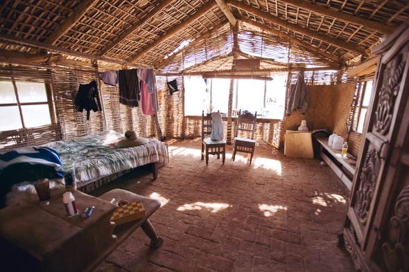 Inside the surf shack at Todos Santos, Mexico by Mareen Fischinger