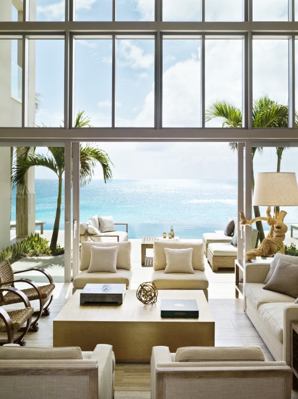Living room of Viceroy Anguilla at West End Village, Anguilla