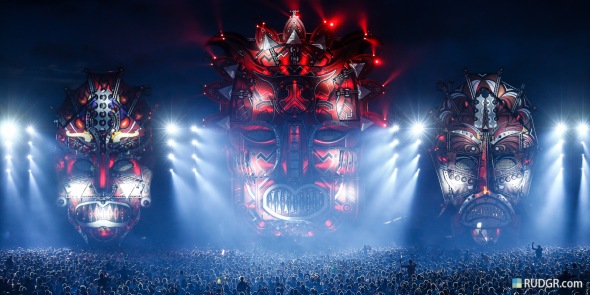 Q-Dance festival at Biddinghuizen, the Netherlands. The 2013 edition of Defqon.1, Weekend Warriors by Rutger Geerling