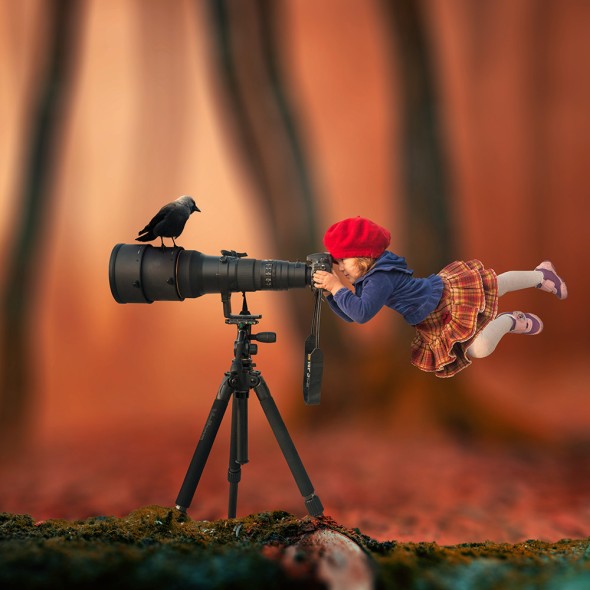 The little hunter by Caras Ionut